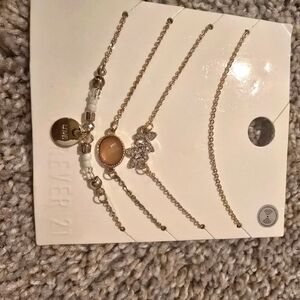 Forever 21 anklets